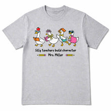 Load image into Gallery viewer, Personalized Teacher T-shirt Custom Name Gift for Educators
