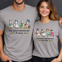Load image into Gallery viewer, Personalized Teacher T-shirt Custom Name Gift for Educators
