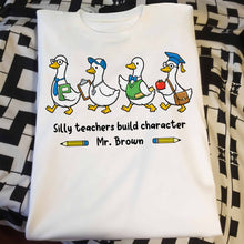 Load image into Gallery viewer, Personalized Teacher T-shirt Custom Name Gift for Educators

