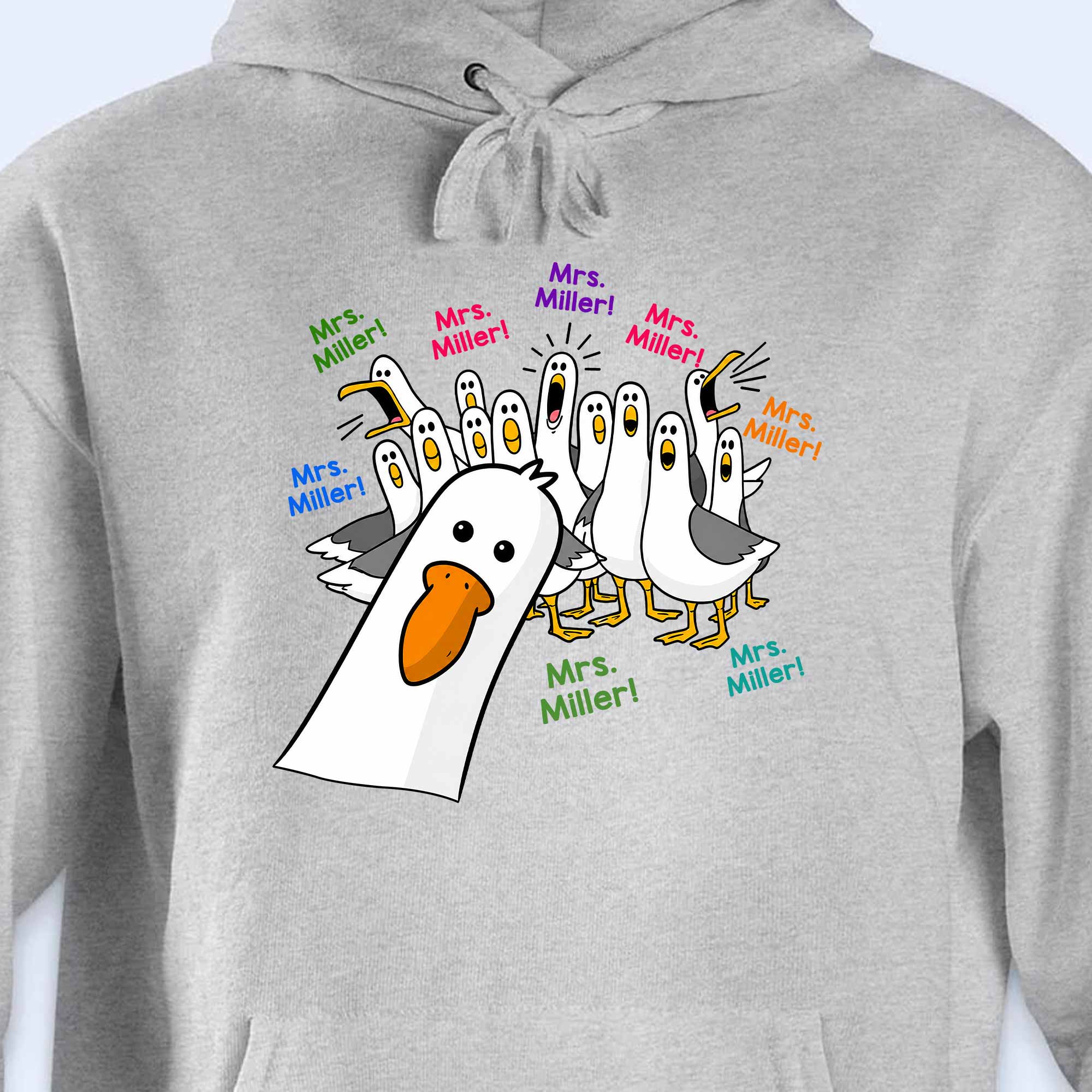 Personalized Teacher T-shirt & Hoodie Custom Goose Gift