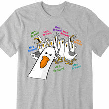 Load image into Gallery viewer, Personalized Teacher T-shirt &amp; Hoodie Custom Goose Gift
