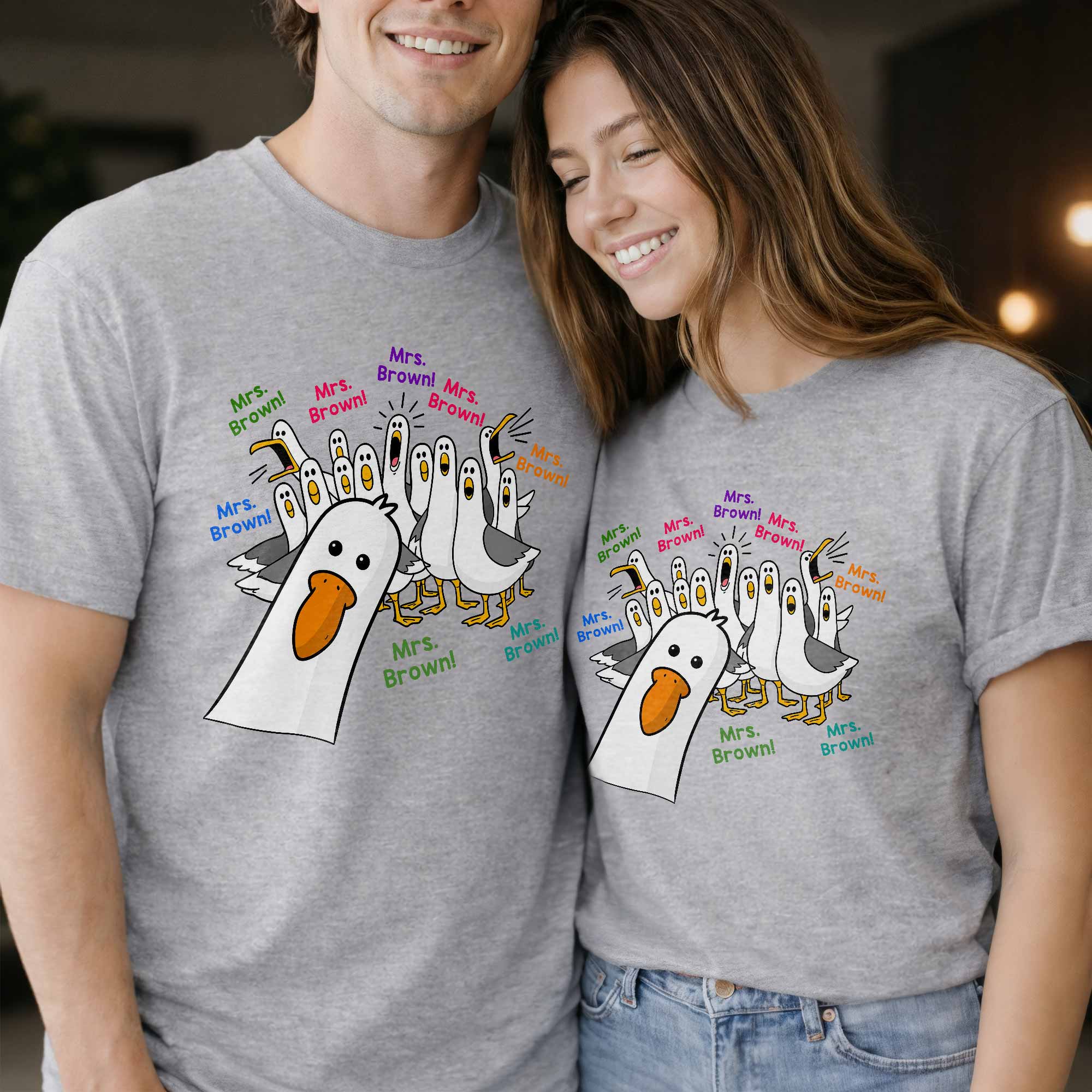Personalized Teacher T-shirt & Hoodie Custom Goose Gift