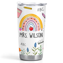 Load image into Gallery viewer, Personalized Teacher Gift 20oz Custom Stainless Steel Tumbler
