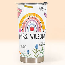 Load image into Gallery viewer, Personalized Teacher Gift 20oz Custom Stainless Steel Tumbler
