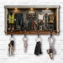 Load image into Gallery viewer, Personalized Key Holder Custom Name Gift for Truck Driver
