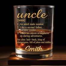 Load image into Gallery viewer, Personalized Custom Whiskey Glass Unique Gift for Uncle
