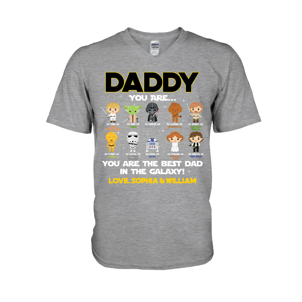 Personalized Father's Day T-shirt with Star Wars Design Gift for Dad