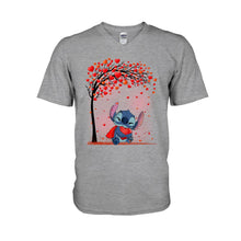 Load image into Gallery viewer, Personalized Couple T-shirt &amp; Hoodie with Custom Names | Unique Romantic Gift
