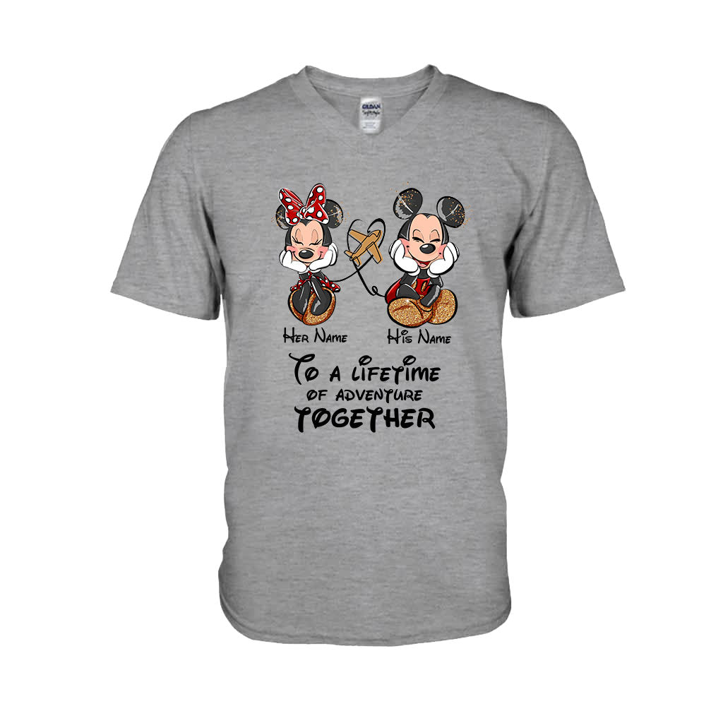 Personalized Disney Adventure T-shirt & Hoodie for Couples