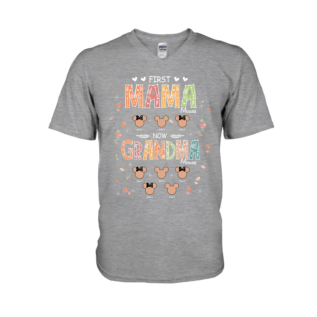 Personalized Grandma Mouse T-shirt Hoodie Gift for Mother's Day