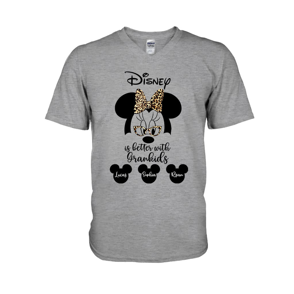 Personalized Disney Grandkids T-shirt & Hoodie Gift for Grandma