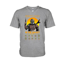 Load image into Gallery viewer, Personalized Best Dad In The Galaxy T-shirt &amp; Hoodie Gift
