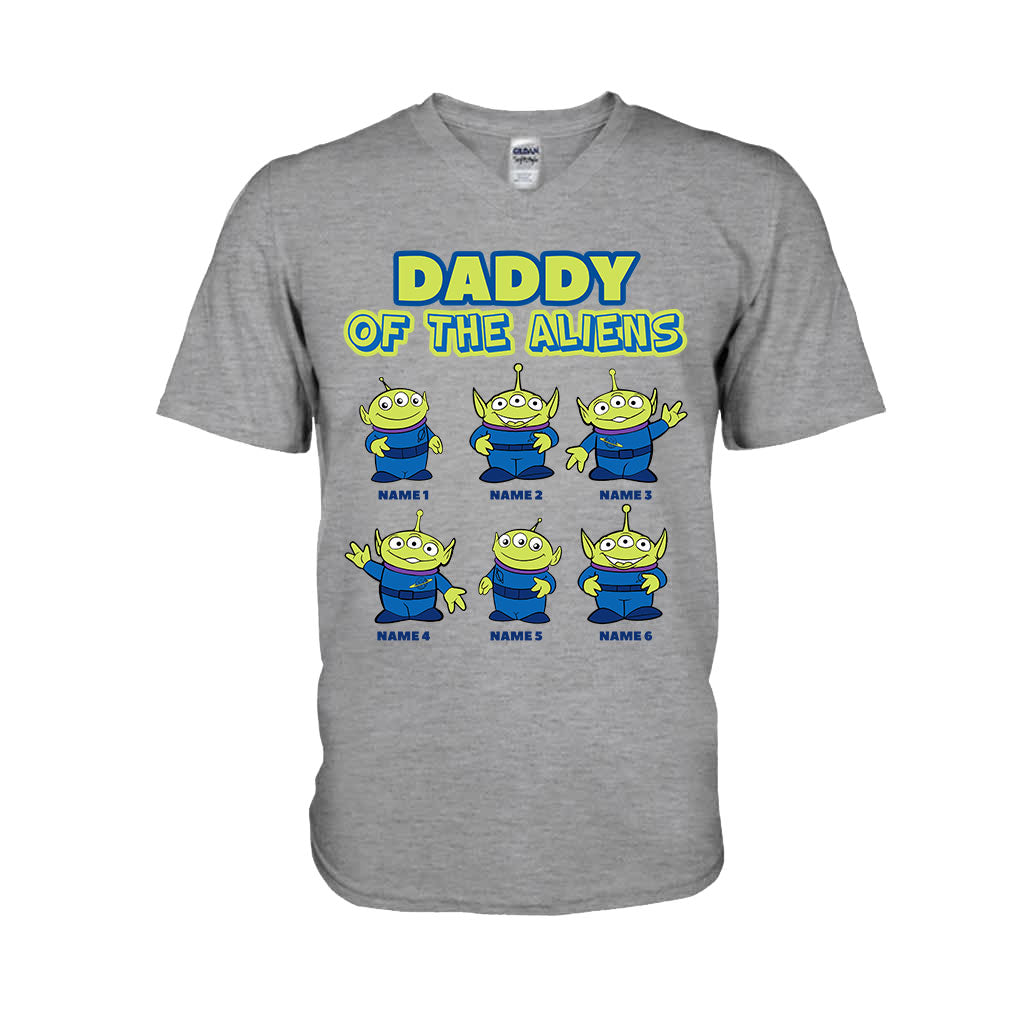 Personalized Daddy Of The Aliens T-Shirt & Hoodie Gift for Dad