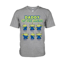 Load image into Gallery viewer, Personalized Daddy Of The Aliens T-Shirt &amp; Hoodie Gift for Dad

