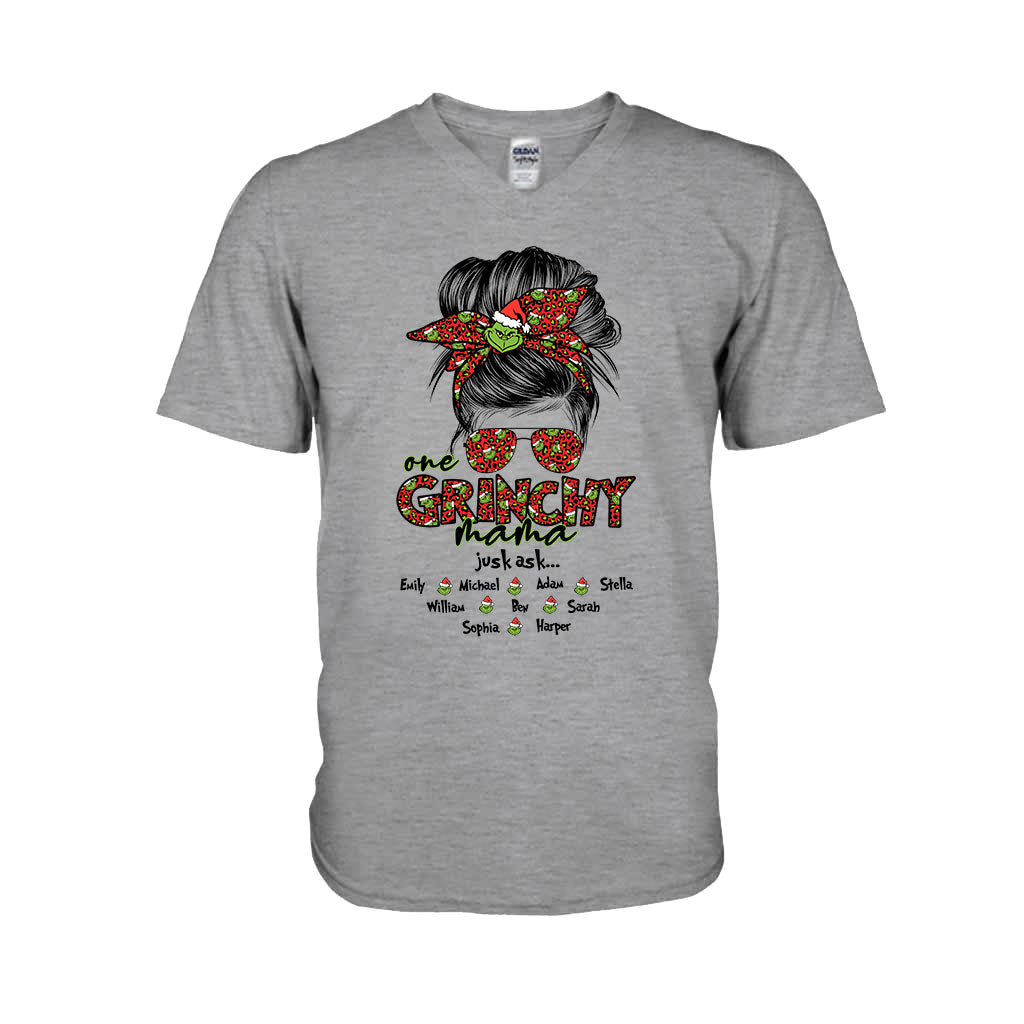 Personalized Christmas T-shirt & Hoodie Gift for Mom Life