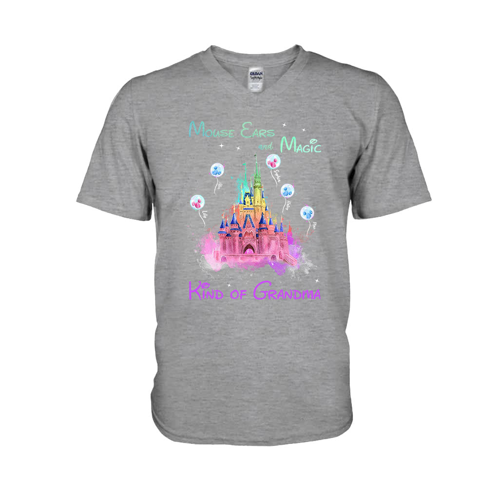 Personalized Mouse Ears T-Shirt for Grandma | Custom Magic Gift