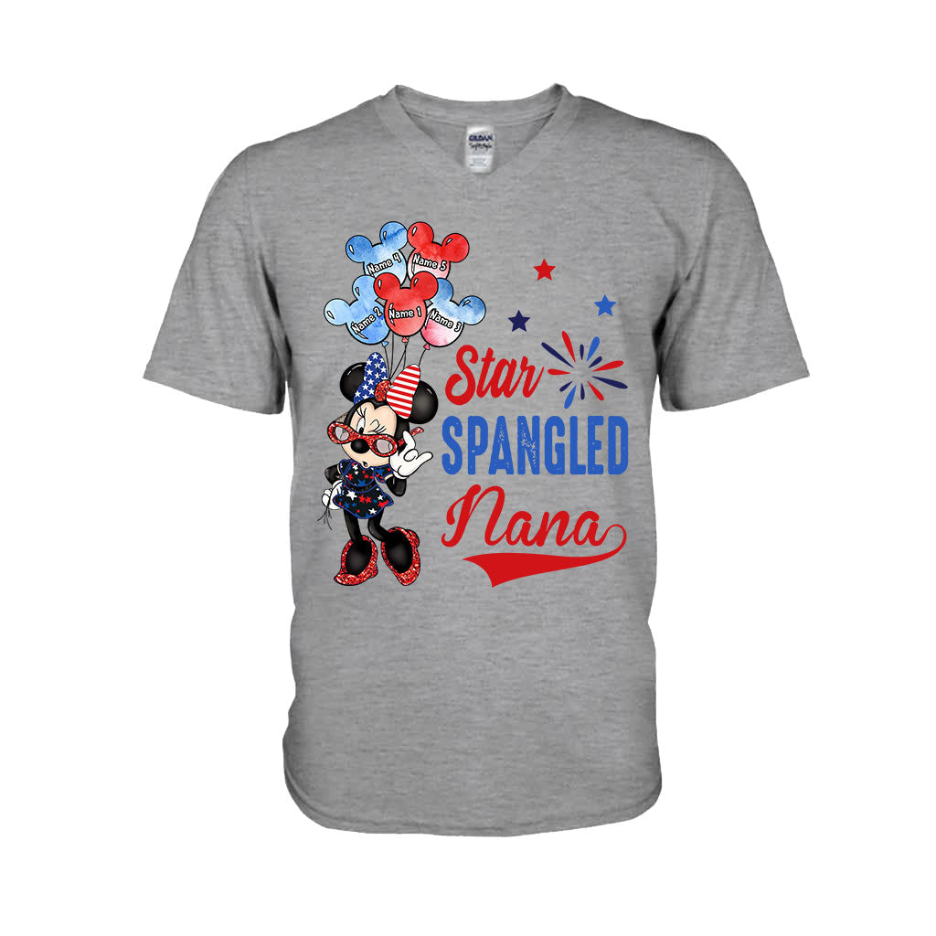 Personalized Independence Day Grandma T-shirt and Hoodie Gift