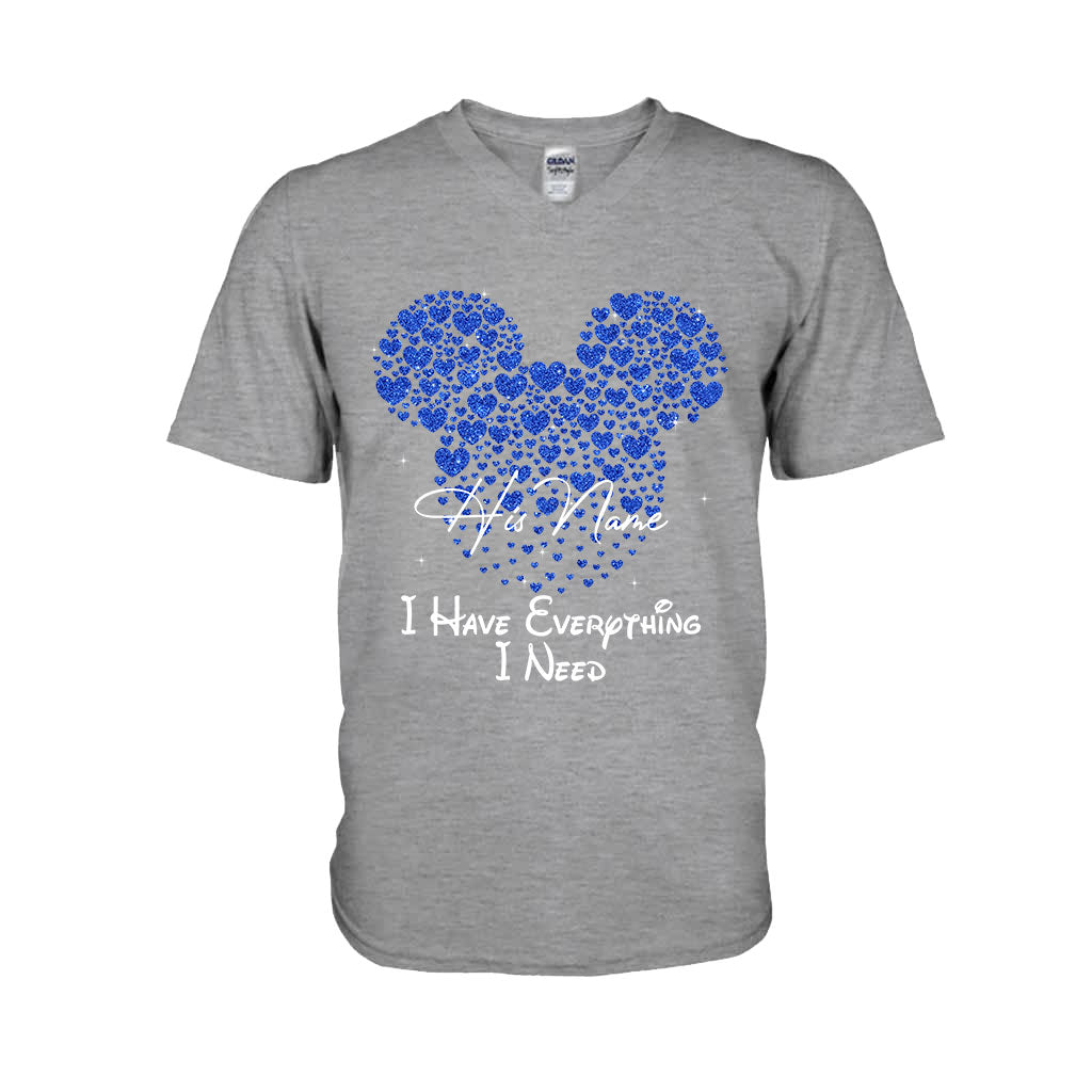 Personalized Mouse T-shirt & Hoodie Custom Name Gift for Couples