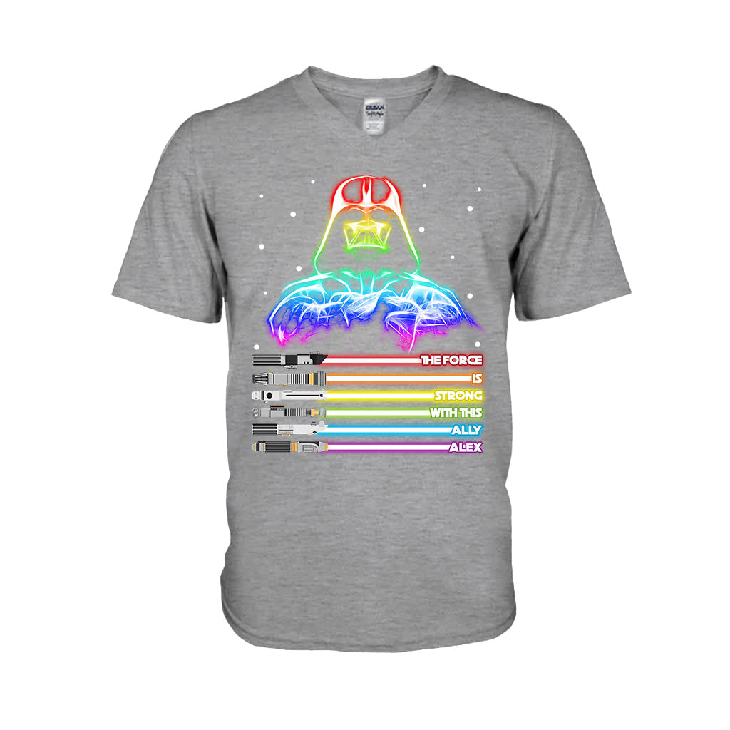 Personalized LGBT Support T-Shirt & Hoodie with Custom Name