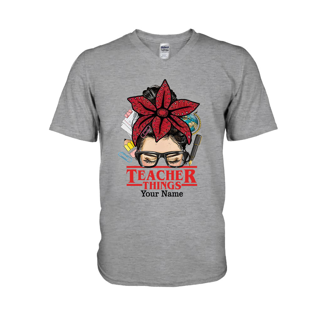 Personalized Teacher Things T-shirt & Hoodie Custom Name Gift