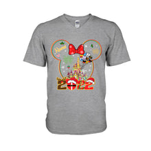 Load image into Gallery viewer, Personalized Christmas Mouse T-shirt &amp; Hoodie for Kids - Custom Name Gift
