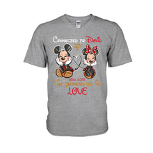 Load image into Gallery viewer, Personalized Couple T-shirt and Hoodie with Custom Names &amp; Year
