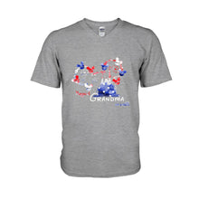 Load image into Gallery viewer, Personalized Happiest Grandma Independence Day T-shirt &amp; Hoodie Gift
