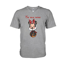 Load image into Gallery viewer, Personalized His &amp; Her Mouse T-shirts Custom Name Gift
