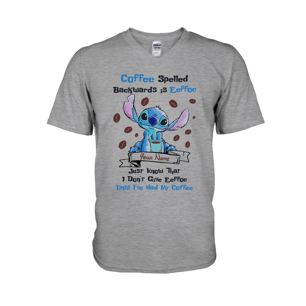 Personalized Coffee Spelled Eeffoc T-shirt & Hoodie Gift Idea