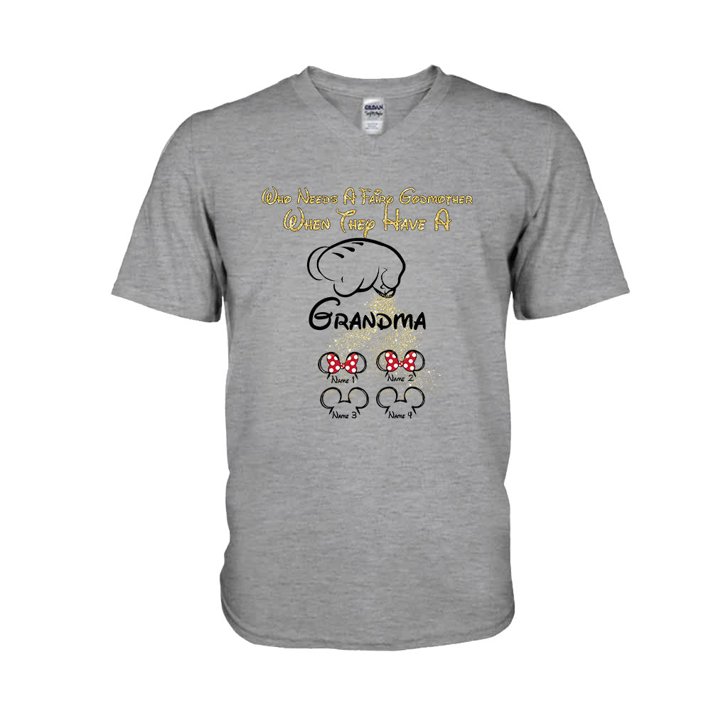 Personalized Mother's Day T-shirt & Hoodie with Custom Names for Grandma