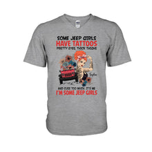 Load image into Gallery viewer, Personalized Jeep Girls T-Shirt Custom Name Gift for Her
