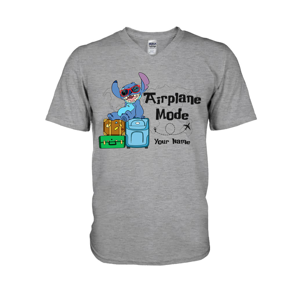 Personalized Airplane Mode T-shirt & Hoodie with Name for Kids