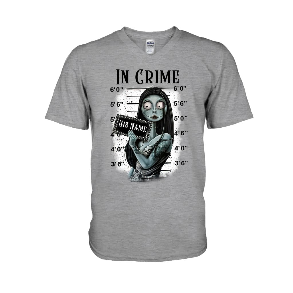 Personalized Partner In Crime T-shirt & Hoodie Gift for Couples