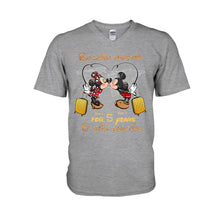 Load image into Gallery viewer, Personalized Couple Travel T-shirt &amp; Hoodie Custom Name Gift
