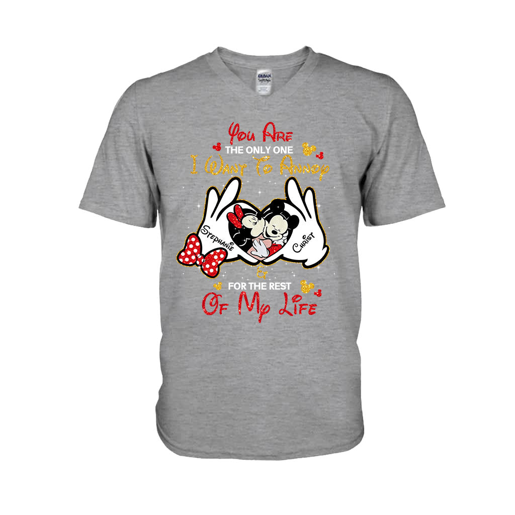Personalized Couple T-shirt & Hoodie Custom Name Gift