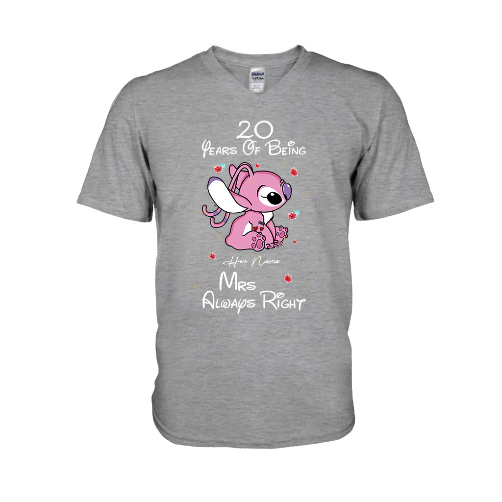 Personalized Couple T-shirt & Hoodie His & Hers Ohana Gift
