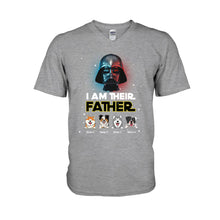 Load image into Gallery viewer, Personalized Dog Dad T-Shirt and Hoodie - I Am Their Father Gift
