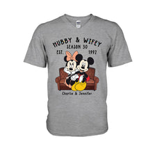 Load image into Gallery viewer, Personalized Couple Mouse T-shirt &amp; Hoodie Gift for Anniversaries
