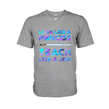 Load image into Gallery viewer, Personalized Teacher T-shirt Look Like a Princess Gift
