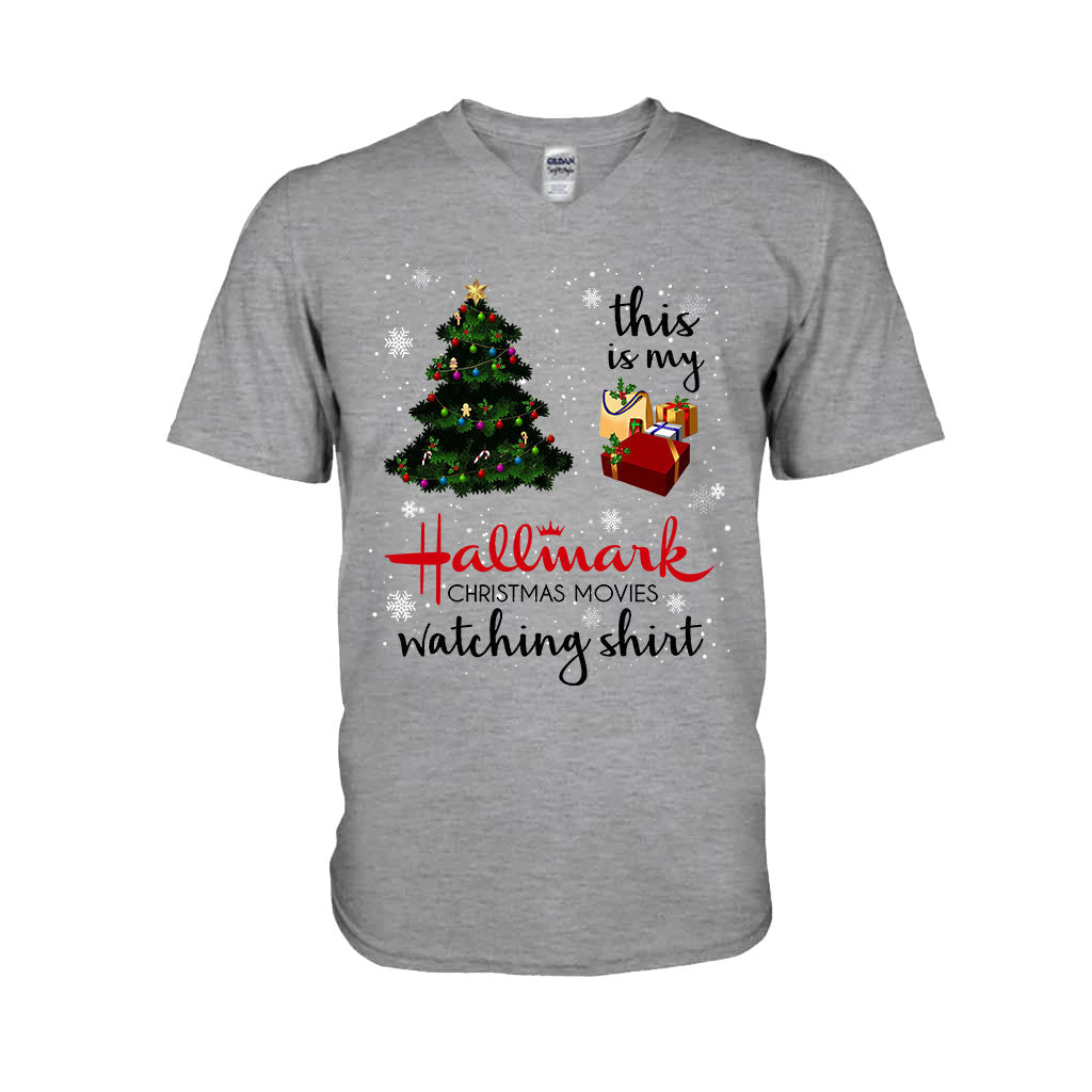 Personalized Hallmark Christmas Movies Watching T-shirt & Hoodie