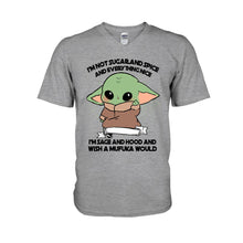 Load image into Gallery viewer, Personalized Sage and Hood T-shirt for Birthdays, Christmas
