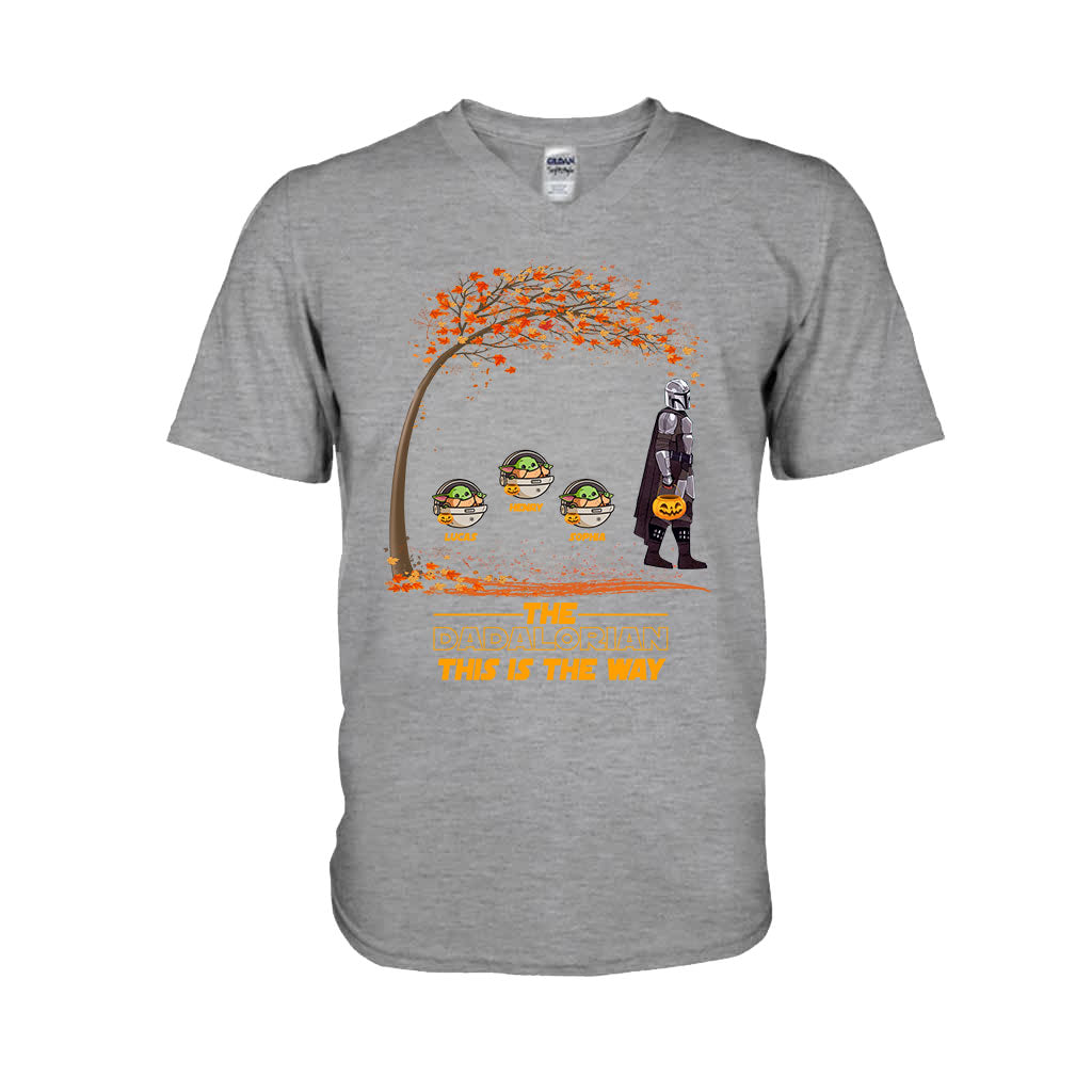 Personalized Halloween T-shirt & Hoodie The DADALORIAN Gift for Kids