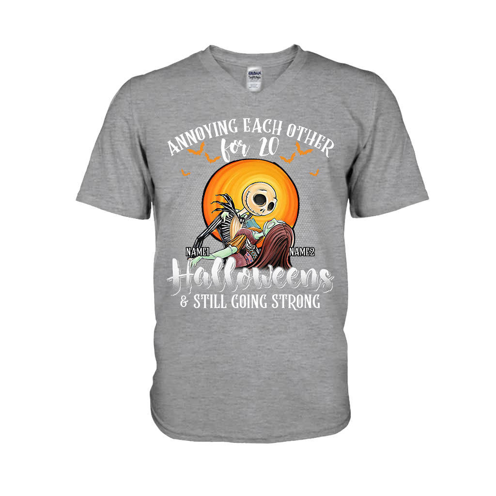 Personalized Halloween T-shirt & Hoodie Custom Names Gift