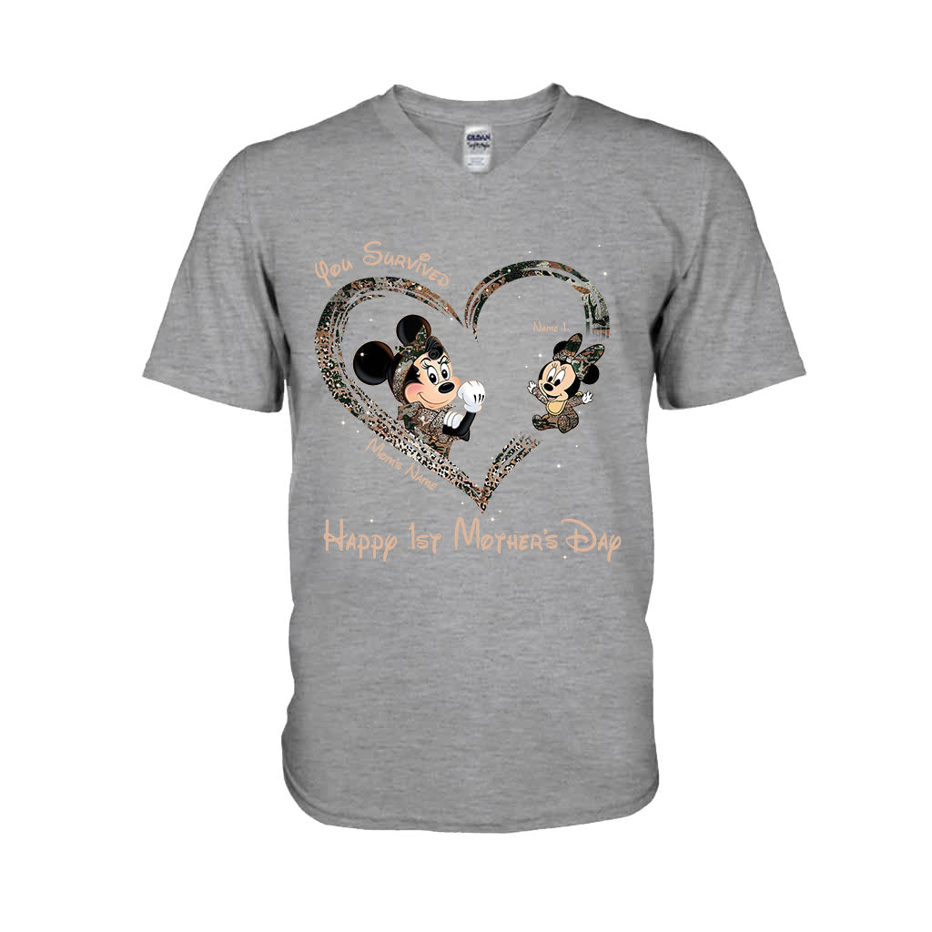 Personalized Mother's Day T-shirt & Hoodie You Survived Gift for Mom