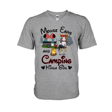 Load image into Gallery viewer, Personalized Camping Kinda Girl T-shirt Hoodie Custom Gift
