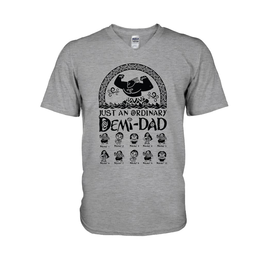 Personalized Demi-Dad T-Shirt & Hoodie Custom Name Gift for Father's Day