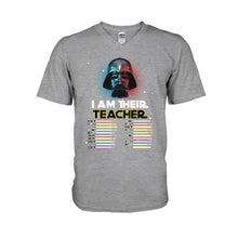 Load image into Gallery viewer, Personalized Teacher T-Shirt Custom Names Star Wars Gift
