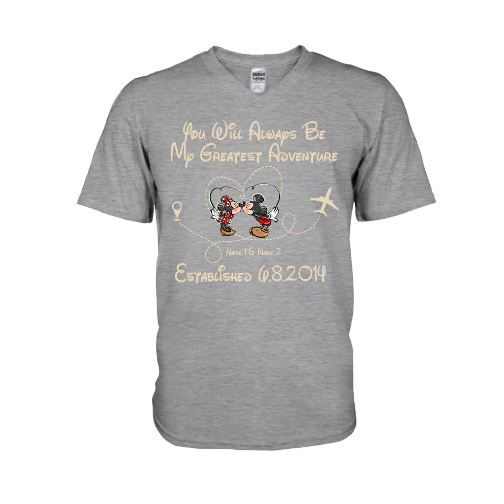 Personalized Couple Mouse T-shirt & Hoodie Gift for Valentine’s Day