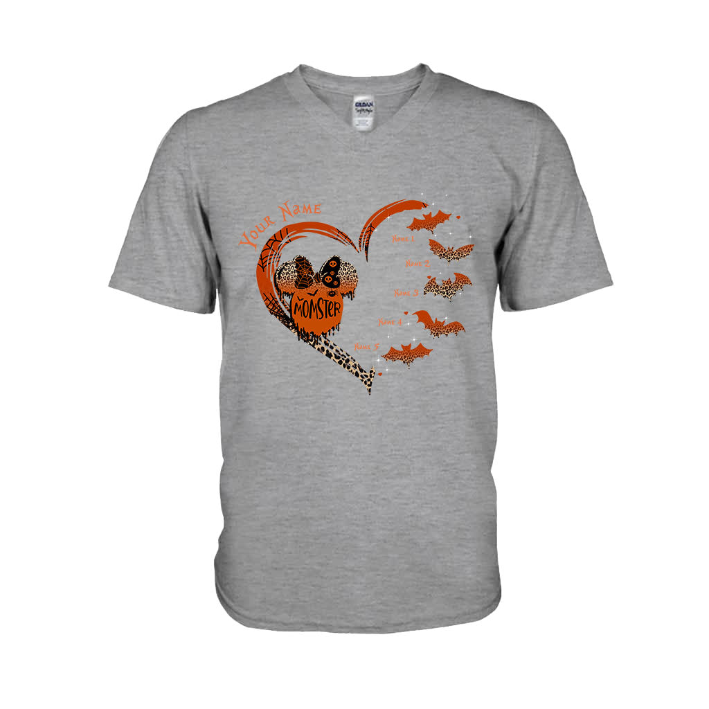 Personalized Halloween Momster T-Shirt & Hoodie Gift for Mom