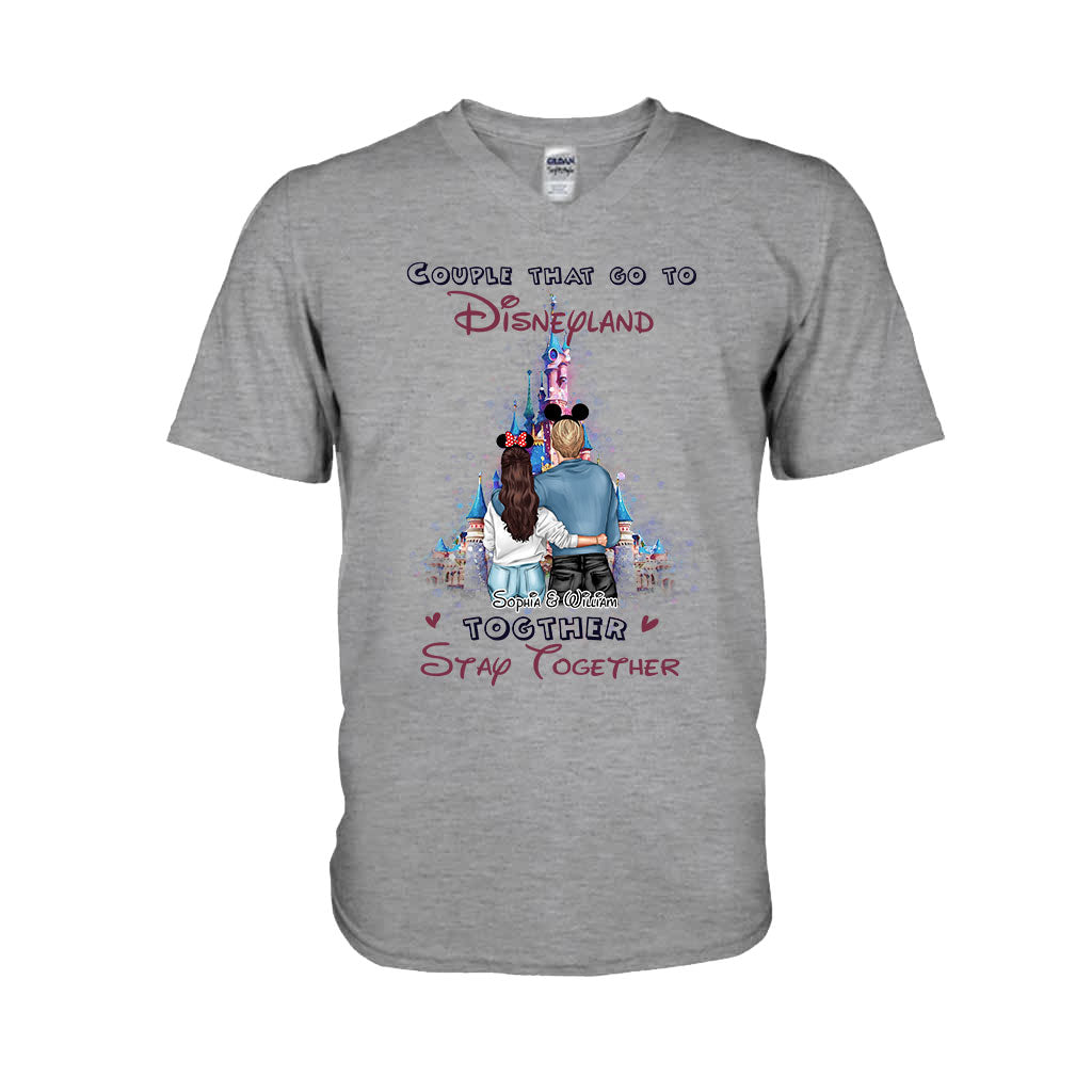 Personalized Disneyland Couple T-shirt & Hoodie Gift for Couples